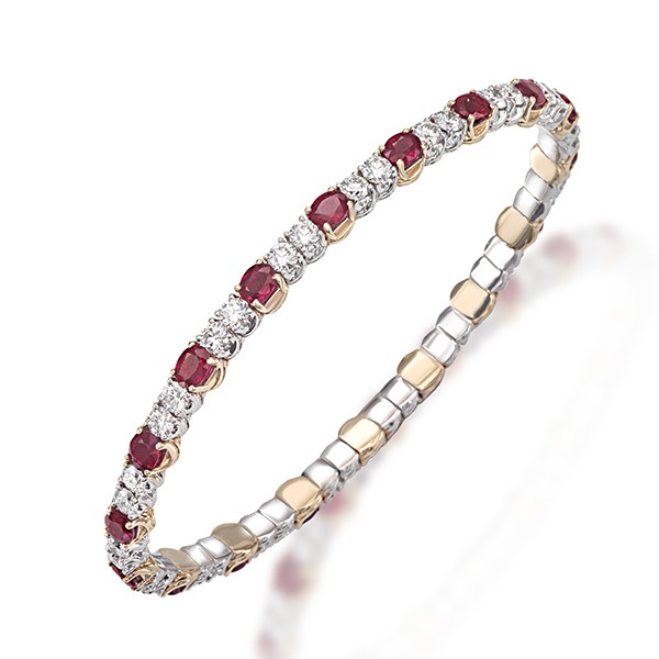 Picchiotti  Xpandable™ Ruby & Diamond Bracelet